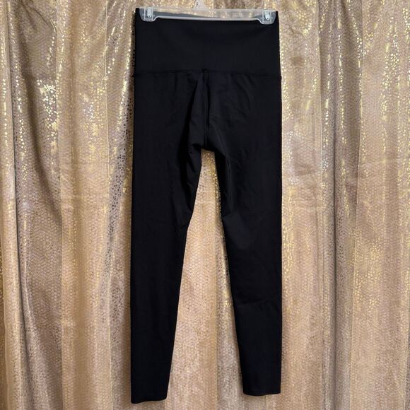 Black Tummy Control Shapewear Spandex Stretchy High Waisted Leggings Large - Picture 2 of 6